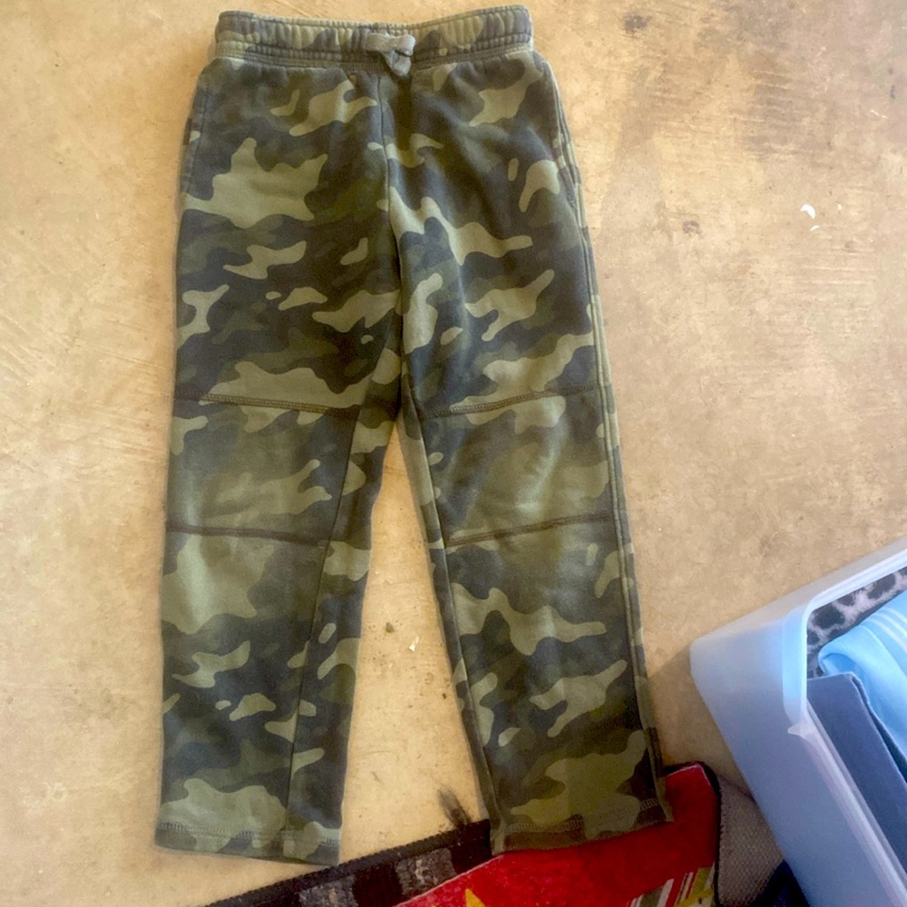 Toddler boys camo jumping bean sweat pants